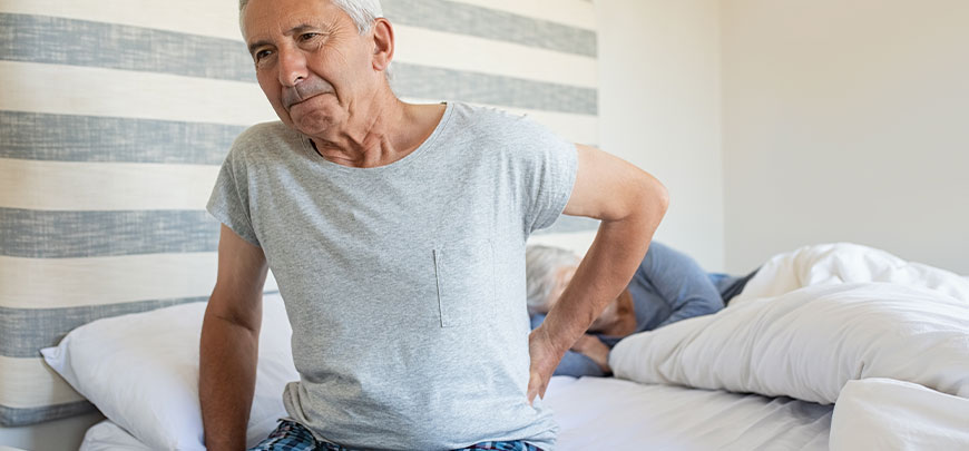 Patient with a herniated disc in need of spinal decompression therapy at Advanced Physical Medicine & Rehab in Miami